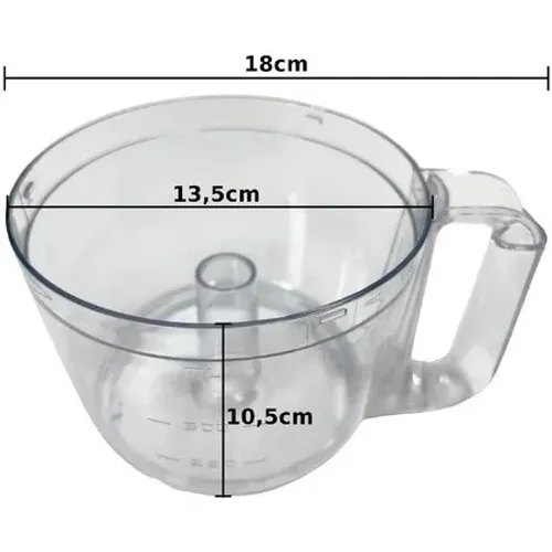 Jarra Copo Mini Processador Mondial MP-16-R MP-16-B 500mL