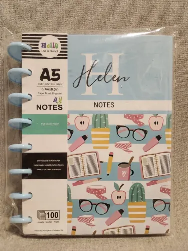 Caderno Inteligente tam A5 (145x210mm) com 100 folhas