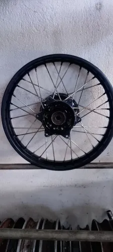 Par de roda Bros 150 ou 125 freio tambor