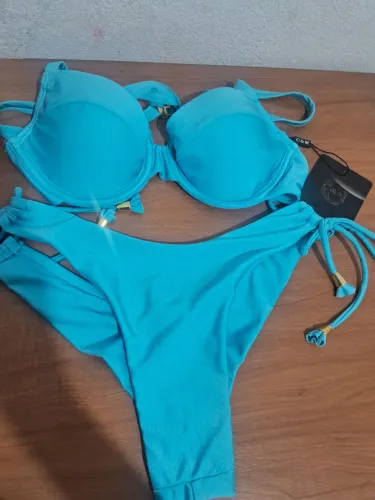 Biquíni Azul Novo, tam P