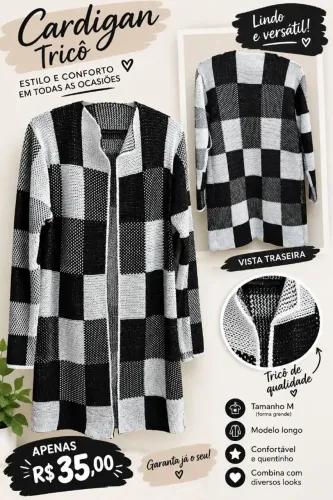 Lindo Cardigan feminino