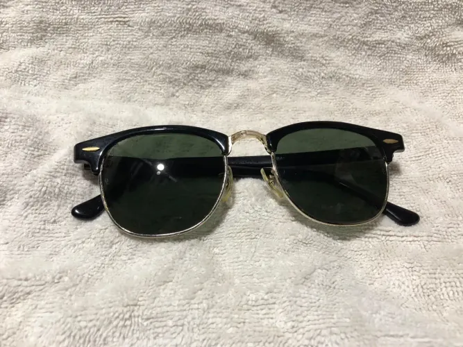 Óculos Ray-Ban Clubmaster W0365 modelo Vintage - Original com detalhes