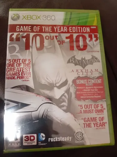 Jogo batman xbox 360
