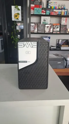 Nobreak SMS Tech 1200VA - Proteção e Bateria para PC, TV e Eletrônicos (Garantia)