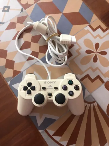 Controle Ps2 Original Branco Ceramic White (usado)