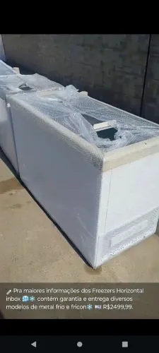 Freezers Expositoras FricoN e MetalFrio Na Horizontal com uma porta e duas 
