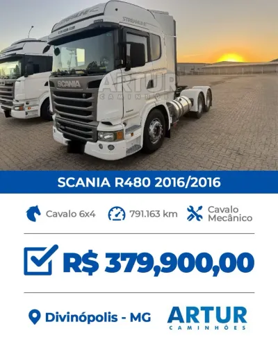 SCANIA R480 STREAMLINE 2016