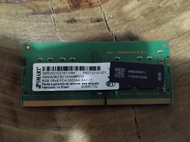 Memória RAM 8GB DDR4 Notebook
