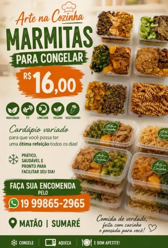 Marmita para congelar