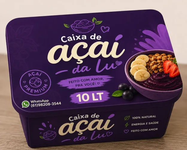Caixas de Açaí 