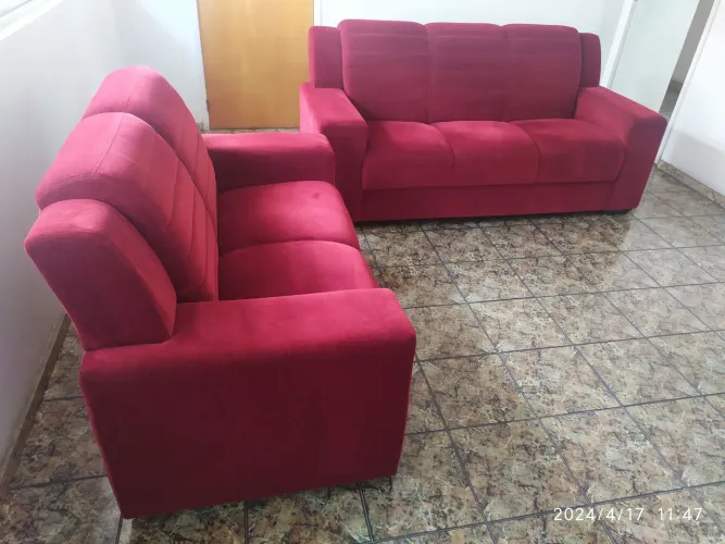 Conjunto estofado 2/3 lugares 