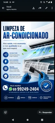 Limpeza de ar-condicionado 