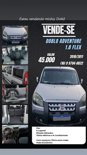Fiat Doblo Adv/adv Tryon/locker 1.8 Flex 2011