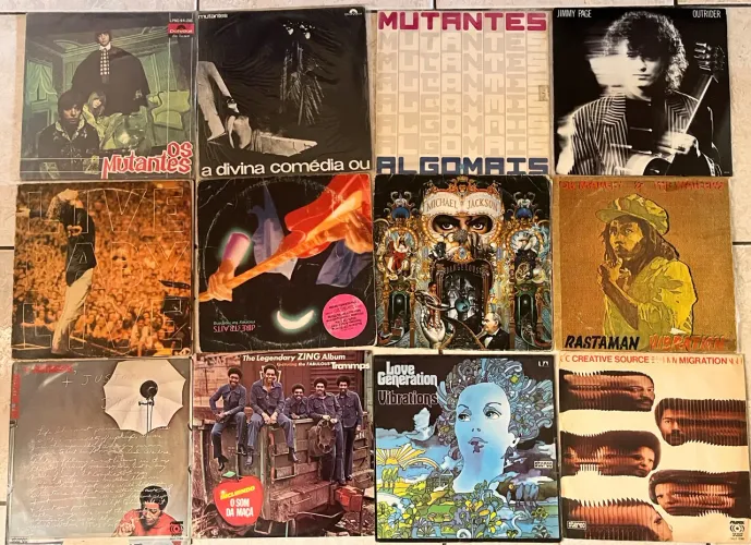 Discos de vinil e CDs ?