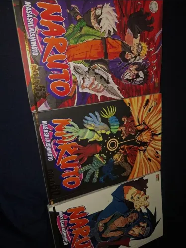 Mangás Naruto vol.43,60 e 63 e um livro extra edição limitada