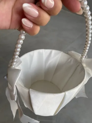 Cesta para florista de casamento