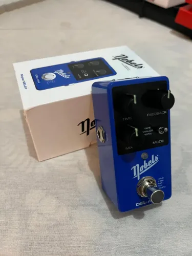 Pedal Nobels Delay Del Mini - zerado, com caixa e manual