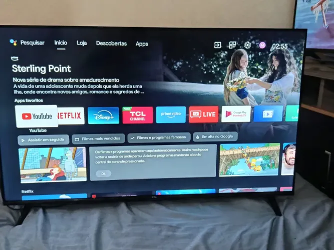 Tv TCL 43 polegadas em perfeito estado smart