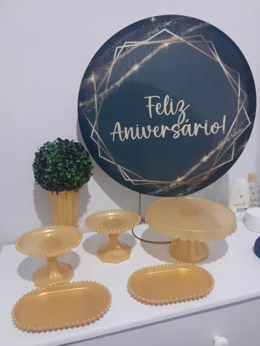 Decoração de mesa.