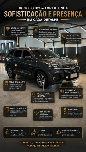 Chery Tiggo 8 TXS 1.6 Turbo Tgdi AUT 2021
