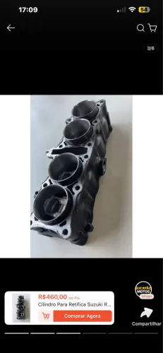 Cilindro Para Retifica Suzuki Rf 900 Rf900 93-99 Original Usado