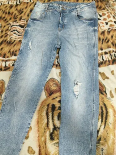 Calça jeans masculino, tamanho 38