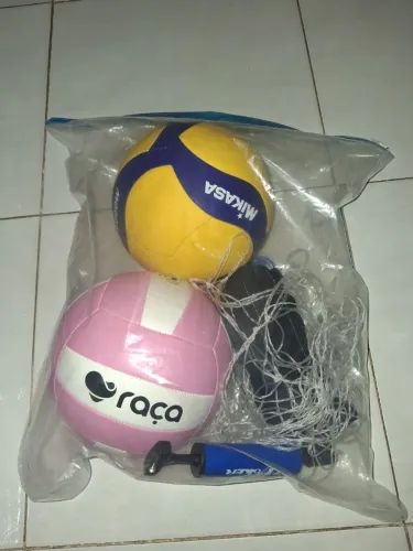Kit Vôlei Com bolas e Rede
