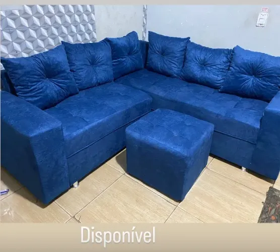 Sofá azul . Mega mega 
