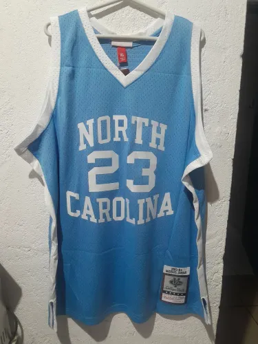 Camisa North Carolina Jordan #23 Azul