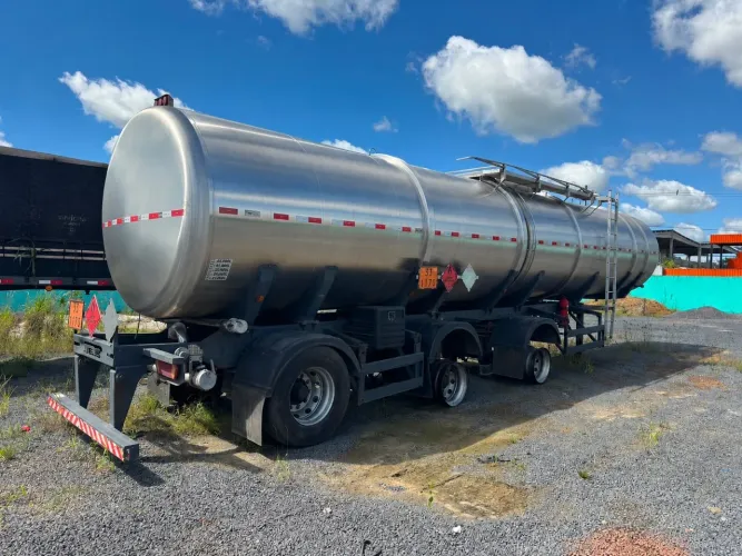 CARRETA TANQUE VANDERLEIA AÇO INOX 45 m3 LIESS 2014 3 EIXOS