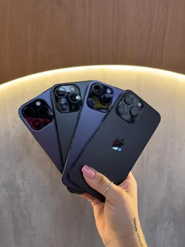 IPHONE 14 PRO MAX 128GB ROXO E PRETO 80% a 88% Aparelho todo original A PARTIR R$3.299,00