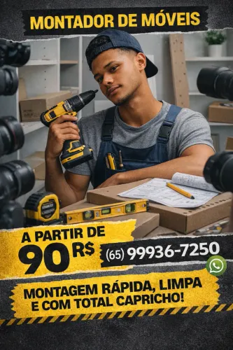 Montador De Móveis => Não Respondo Chat, Disponível Pra Hoje!