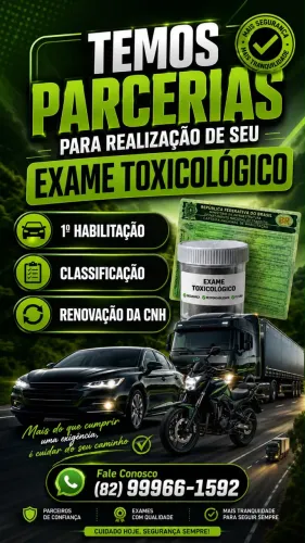 Serviços de auto escola em geral