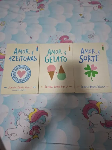 Livros Amor e gelato