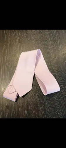 Gravata slim rosa claro