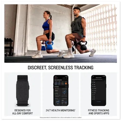 Garmin Cirqa Smart Band Preta S-M - Nova e Lacrada
