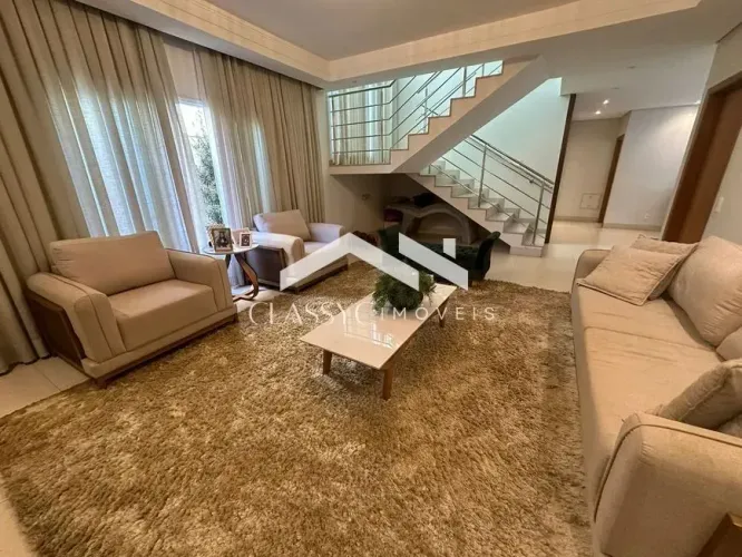 Sobrado mobiliado em condomínio - Uberlândia/MG- 300 m² 3 quartos, suíte master, espaço g