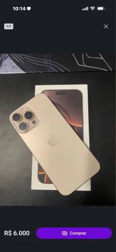 Vendo iPhone 16 Pro Max