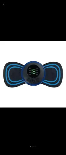 Massageador Eletro Estimulador Muscular, Acupuntura Tens. 110v Preto  
