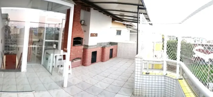 Cobertura 2Dorm.Casal/sendo 1Suite c/Ar/Cond/Varanda Gourmet_Praia Grande-Ubatuba-SP.