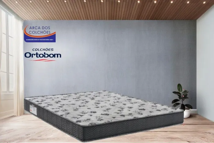 D33 casal Ortobom 1,38x1,88x18 distribuidora em Alcântara Sg * 