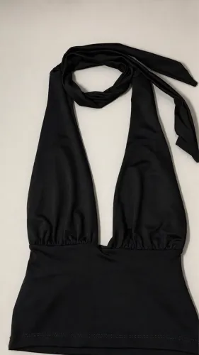 Cropped poliamida 