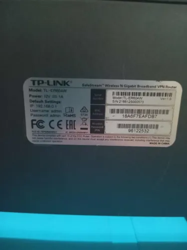 Roteador TPLINK TL-ER604W