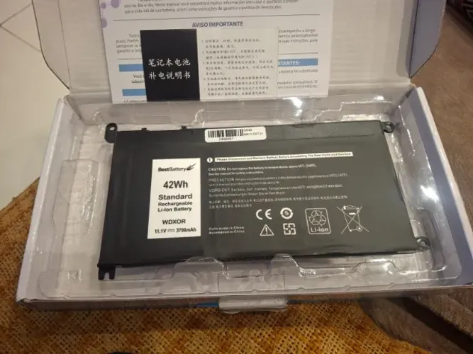 Bateria Notebook Dell Vostro 3480 (nova) WDXOR (LAGRADO)