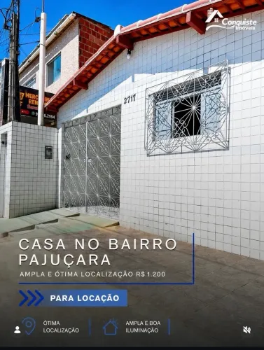 Casa disponível para locação