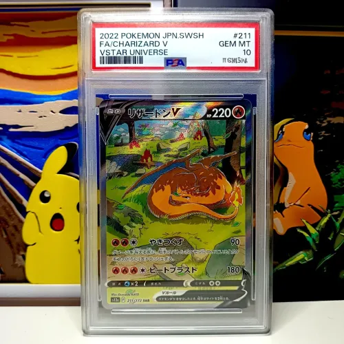 Charizard 211/172 PSA10 Japonês - Pokemon TCG