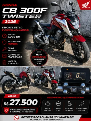 Cb300f nova com preço de usada