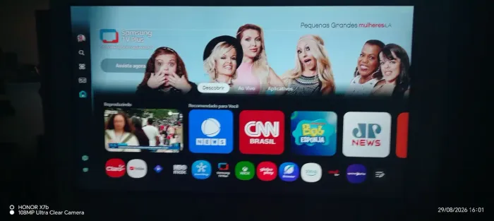 Tv samsung 55 cristal, alexa, gaming hub, 4k
