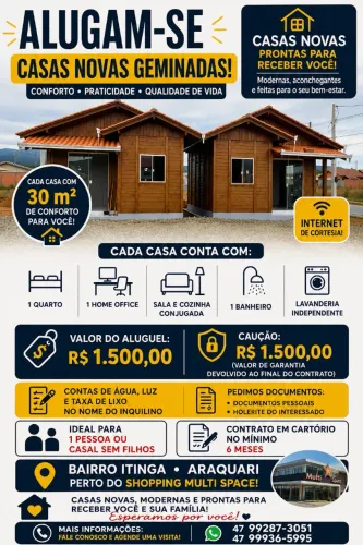 CASAS NOVAS ESPERANDO POR VOCÊ