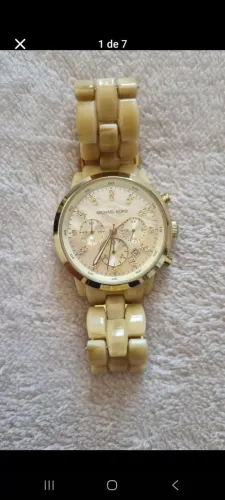 Relógio Michael Kors madre pérola